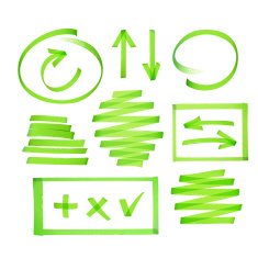 Collection of highlighter elements