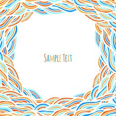 Wave background vector illustration N8