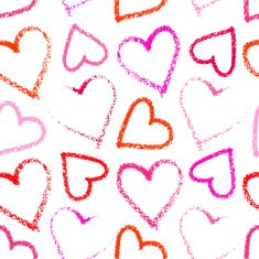 Lipstick heart seamless