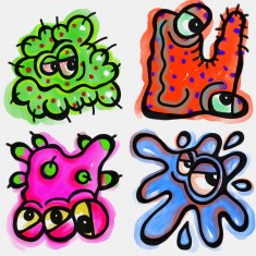 Cartoon Germs N22