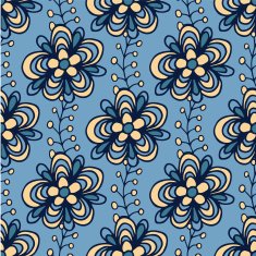 Seamless pattern with leaves N6