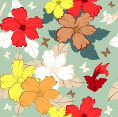 Seamless Floral Pattern N24