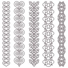 Vintage borders set