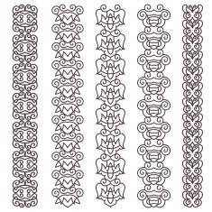 Vintage borders set N2