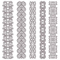 Vintage borders set N3