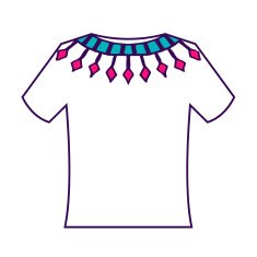 Set of colorful blank with doodle ornament Vector illustration