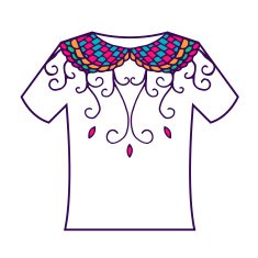 Set of colorful blank with doodle ornament Vector illustration N2