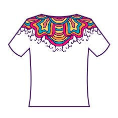 Set of colorful blank with doodle ornament Vector illustration N6