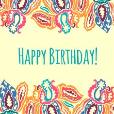 Congrats card Abstract colorful vector illustration N6