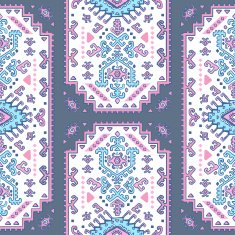 Tribal Mexican vintage ethnic seamless pattern N34