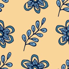 Seamless pattern with leaves N8