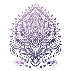 Beautiful Indian floral mandala ornament N27
