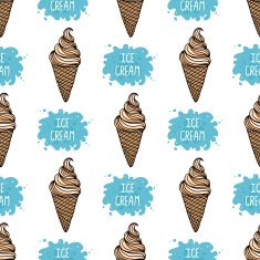 Vector ice cream background N3