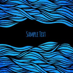 Wave background vector illustration N10