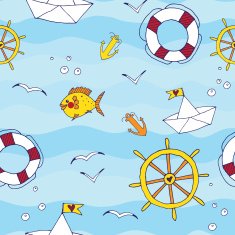 Marine seamless pattern N2