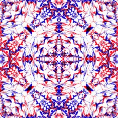 Pretty abstract seamless pattern with soft colours on white N2