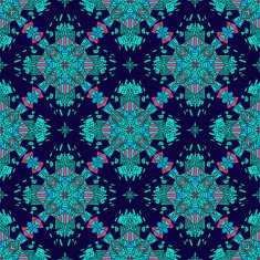tribal abstract hand-drawn seamless pattern N5