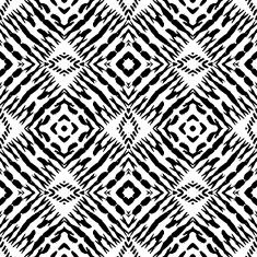 tribal abstract hand-drawn seamless pattern N6