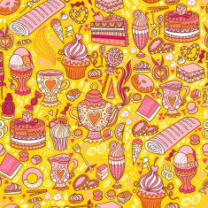 tea party pattern N3