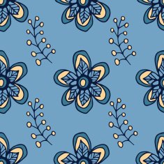 Seamless pattern with leaves N10