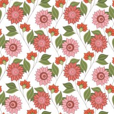 Vector seamless floral pattern N92