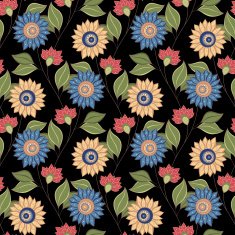 Vector seamless floral pattern N98