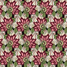 Vector seamless floral pattern N104