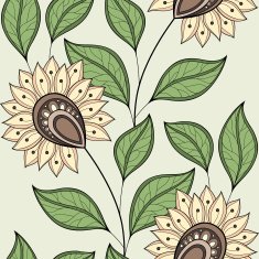 Vector seamless floral pattern N106