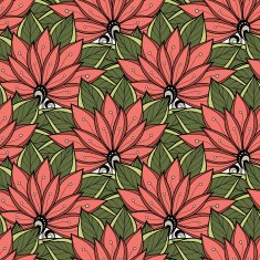 Vector seamless floral pattern N113