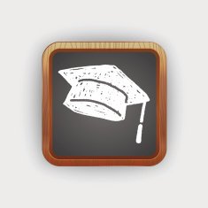 graduation hat doodle N2
