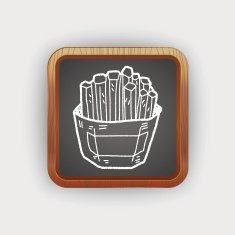 French Fries Doodle N6