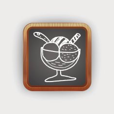 ice cream doodle drawing N5