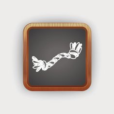 doodle dog rope bone N2