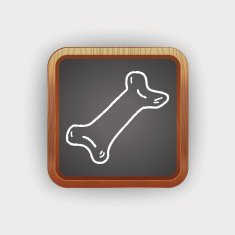 doodle dog food bone N5
