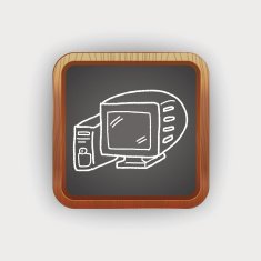 computer doodle drawing N6