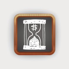money hourglass doodle N2