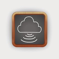 internet cloud doodle drawing N15