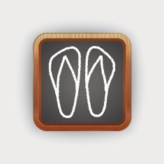 doodle flip flop