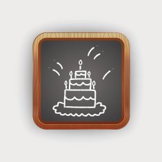 doodle cake N39