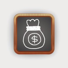 money bag doodle drawing N3
