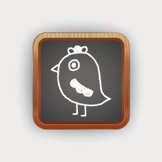 bird doodle drawing N2