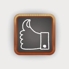 Like thumb doodle drawing N2