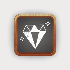 diamond doodle drawing N2