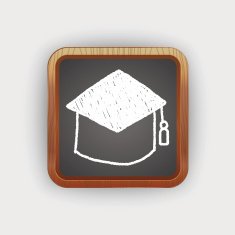 graduation cap doodle drawing N2
