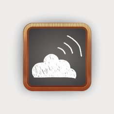 internet cloud doodle drawing N16