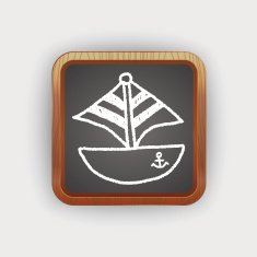 boat doodle drawing N2