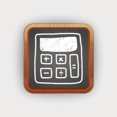 calculator doodle drawing N2
