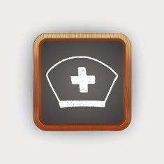 nurse hat doodle drawing N4
