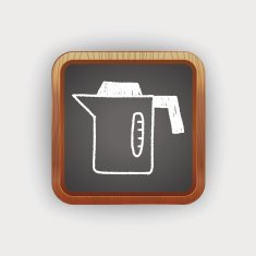 kitchenware hot water bottle doodle drawing N3