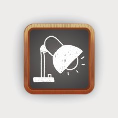 lamp doodle drawing N6